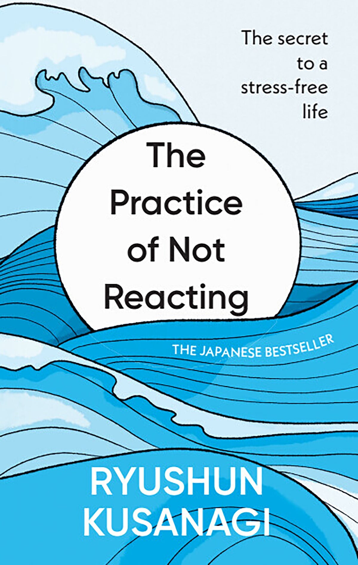 The Practice of Not Reacting by Ryushun Kusanagi hardback cover