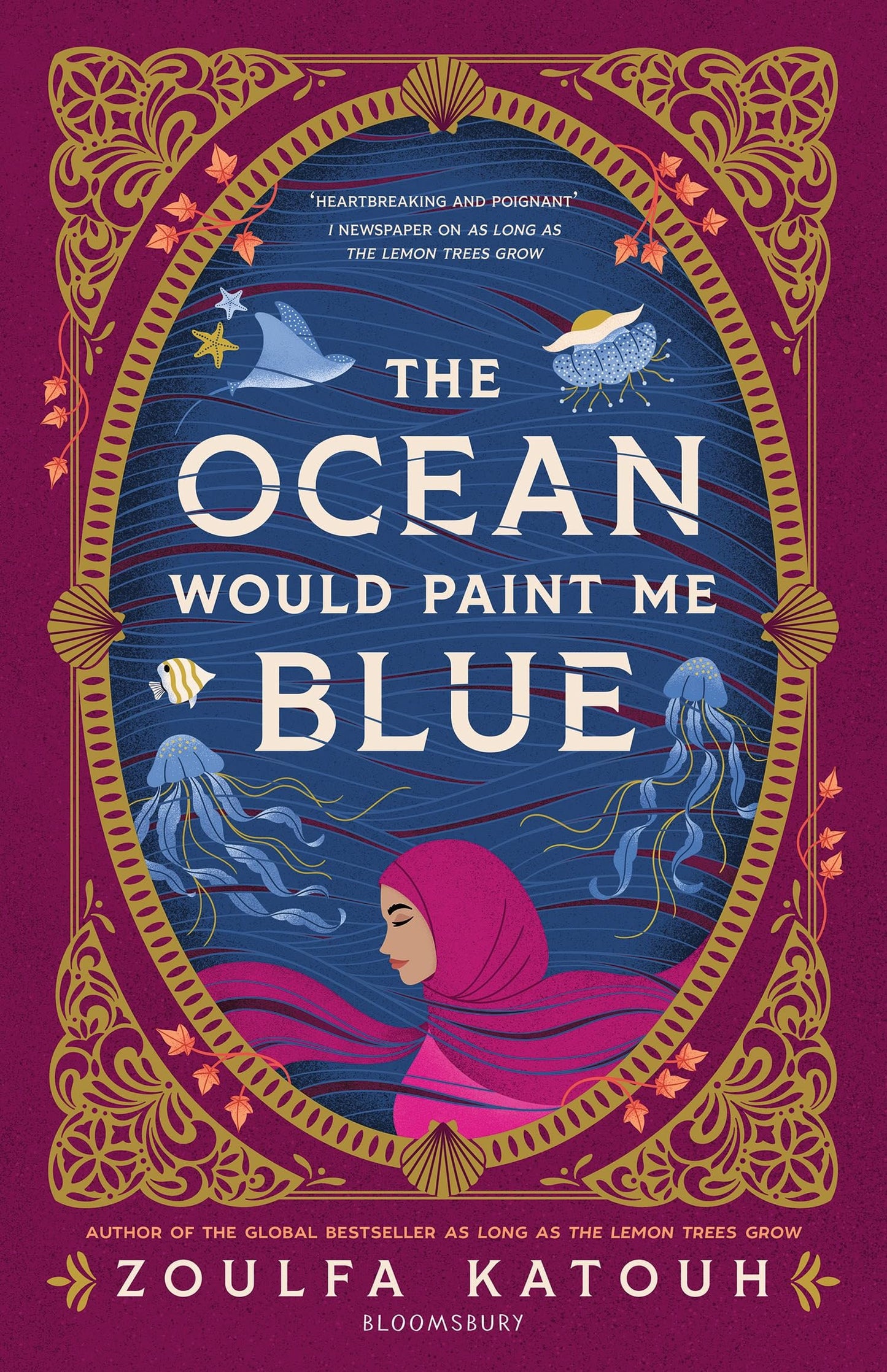 The Ocean Would Paint Me Blue by Zoulfa Katouh — book cover